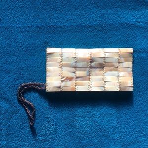 Mad Bags shell clutch